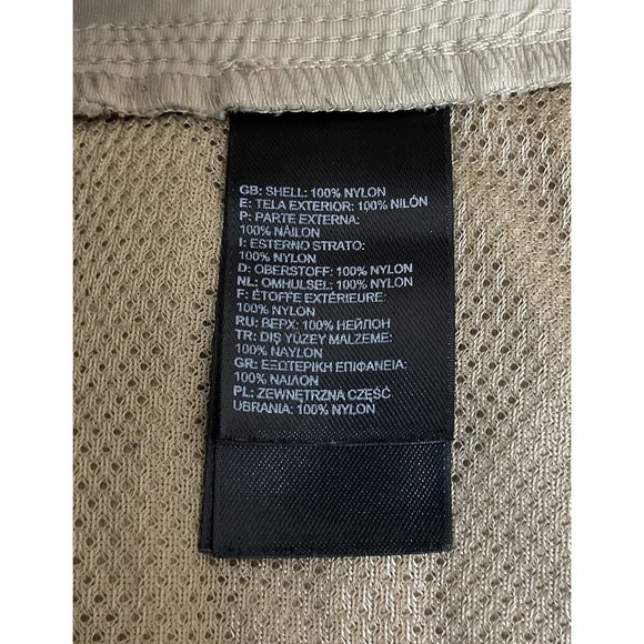 The North Face Convertible Cargo Pants Mens XXL Short Khaki Belted Nylon Hiking - Picture 14 of 16